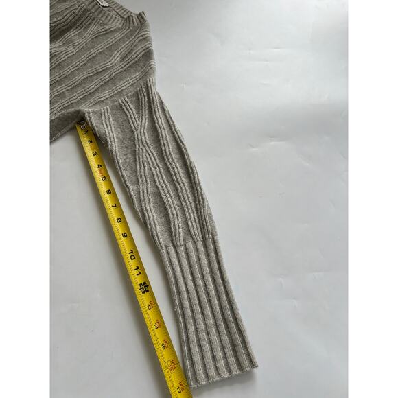 Vince Gray Wool Cashmere Blend Pullover Knit Sweater Women Size XS Quiet Luxury - Picture 7 of 15